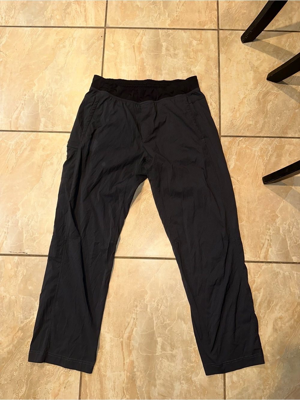 Black/Grey  Lululemon Mens Dance Studio pants Size XL